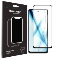 Скло захисне BeCover Tecno Spark 20 Pro (KJ6) Black (710653) Diawest