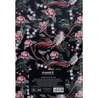 Книга записна Axent Birds&Flowers-4 A4 в клітинку 96 аркушів (8422-571-A) Diawest