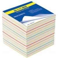 Папір для нотаток Buromax Rainbow JOBMAX 90х90х70мм, unglued (BM.2249) Diawest