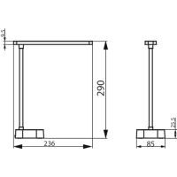 Настільна лампа Philips LED Reading Desk lamp Tilpa біла (929003241507) Diawest