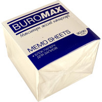 Папір для нотаток Buromax білий 90х90х50 мм, не склеєний (BM.2276) Diawest
