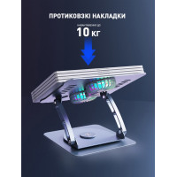 Підставка до ноутбука DYXON FIX COOLING 3 Silver (DXNLSFC3S) Diawest