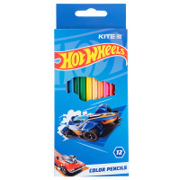 Олівці кольорові Kite Hot Wheels 12 кольорів (HW23-051) Diawest