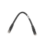 Патч-корд 0.20м S/FTP Cat 6 CU PVC 26AWG 7/0.16 black 2E (2E-PC6SFTPCOP-020BK) Diawest
