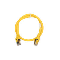Патч-корд 0.50м S/FTP Cat 6 CU PVC 26AWG 7/0.16 yellow 2E (2E-PC6SFTPCOP-050YLW) Diawest