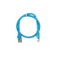 Патч-корд 0.50м S/FTP Cat 6 CU PVC 26AWG 7/0.16 blue 2E (2E-PC6SFTPCOP-050BL) Diawest