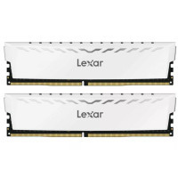 Модуль пам'яті для комп'ютера DDR4 16GB (2x8GB) 3600 MHz Thor White Lexar (LD4BU008G-R3600GDWG) Diawest