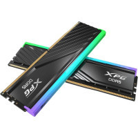 Модуль пам'яті для комп'ютера DDR5 48GB (2x24GB) 6000 MHz XPG Lancer Blade RGB Black ADATA (AX5U6000C3024G-DTLABRBK) Diawest