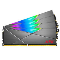 Модуль пам'яті для комп'ютера DDR4 64GB (4x16GB) 3600 MHz XPG Spectrix D50 RGB Tungsten ADATA (AX4U360016G18I-QCTG50) Diawest
