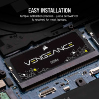 Модуль пам'яті для ноутбука SoDIMM DDR4 8GB 3200 MHz Vengeance Corsair (CMSX8GX4M1A3200C22) Diawest