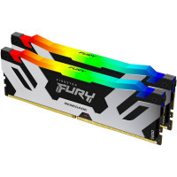 Модуль пам'яті для комп'ютера DDR5 32GB (2x16GB) 7600 MHz Renegade RGB XMP Kingston Fury (ex.HyperX) (KF576C38RSAK2-32) Diawest
