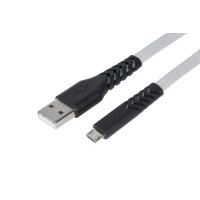 Дата кабель USB 2.0 AM to Micro 5P 1.0m Gray 2E (2E-CCMT-1MGR) Diawest