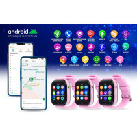 Смарт-годинник GARMIX PointPRO-300 4G/GPS/WIFI/VIDEO CALL PURPLE (1017356) Diawest