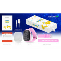 Смарт-годинник GARMIX PointPRO-300 4G/GPS/WIFI/VIDEO CALL PURPLE (1017356) Diawest