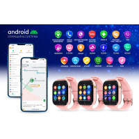 Смарт-годинник GARMIX PointPRO-300 4G/GPS/WIFI/VIDEO CALL PINK (1017355) Diawest