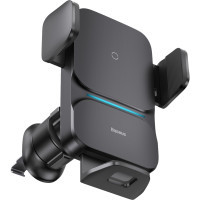 Універсальний автотримач Baseus Wireless Charge QI 15W (CGZX000001) Diawest