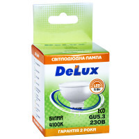 Лампочка Delux JCDR 5Вт 4100K 220В GU5.3 (90001293) Diawest