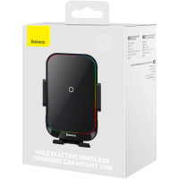 Універсальний автотримач Baseus Wireless Charge 15W (SUDD000001) Diawest