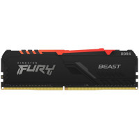 Модуль пам'яті для комп'ютера DDR4 16GB 3200 MHz Beast RGB Kingston Fury (ex.HyperX) (KF432C16BBA/16) Diawest