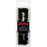 Модуль пам'яті для комп'ютера DDR4 16GB 3200 MHz Beast RGB Kingston Fury (ex.HyperX) (KF432C16BBA/16) Diawest