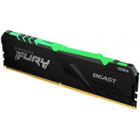 Модуль пам'яті для комп'ютера DDR4 16GB 3200 MHz Beast RGB Kingston Fury (ex.HyperX) (KF432C16BBA/16) Diawest