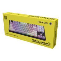 Клавіатура Hator Rockfall 2 Mecha Signature Edition USB Black/Lilac/White (HTK-520-BLW) Diawest