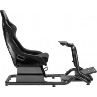 Крісло ігрове OfficePro RS167 з кокпітом кріплення для керма та педалей Black (RS167) Diawest