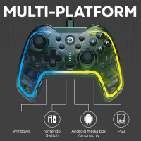 Геймпад Canyon Brighter GP-02 Wired RGB 4in1 PS3/Android BOX-TV/Nintendo Crystal (CND-GP02) Diawest