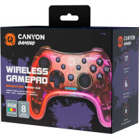 Геймпад Canyon Brighter GPW-04 Wireless RGB 5in1 PS4/Xbox360 Crystal (CND-GPW04) Diawest
