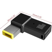 Перехідник PD 100W USB-C F to DC Male Jack square mouth Lenovo Thinkpad ST-Lab (PD100W-Lenovo) Diawest