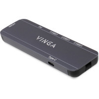 Концентратор Vinga USB-C 3.1 to HDMI+3xUSB3.0+PD100W+USB-C foldable cable (VHYC6FC) Diawest