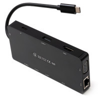 Концентратор Vinga USB-C 3.1 to VGA+HDMI+RJ45+3xUSB3.0+USB2.0+SD/TF+PD+Audio (VHYC10) Diawest