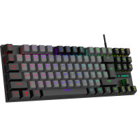 Клавіатура GamePro MK100B Blue Switch LED USB Black (MK100B) Diawest