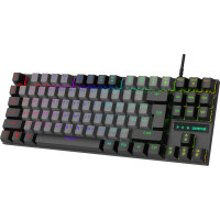 Клавіатура GamePro MK100B Blue Switch LED USB Black (MK100B) Diawest