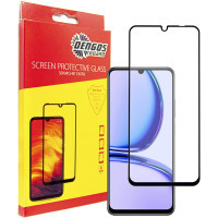 Скло захисне Dengos Full Glue Realme C51 (black) (TGFG-348) Diawest