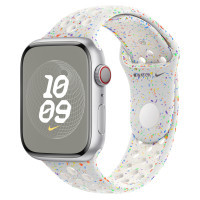 Ремінець до смарт-годинника Apple 45mm Pure Platinum Nike Sport Band - M/L (MUV13ZM/A) Diawest