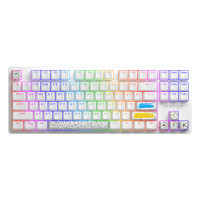 Клавіатура Hator Rockfall 2 Mecha TKL Authentic Edition Aurum Milky Way Silent USB White (HTK-531) Diawest