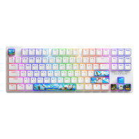 Клавіатура Hator Rockfall 2 Mecha TKL Authentic Edition Aurum Milky Way Silent USB Fighting Cats (HTK-532) Diawest