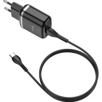 Зарядний пристрій HOCO N3 Special single port QC3.0 (cable Type-C) Black (6931474729385) Diawest