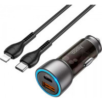 Зарядний пристрій HOCO N28 USB-A/Type-C Brown (6931474782731) Diawest