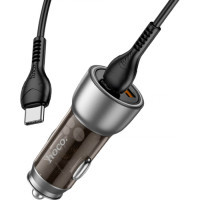 Зарядний пристрій HOCO N28 USB-A/Type-C Brown (6931474782762) Diawest