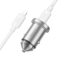 Зарядний пристрій HOCO NZ10 Handy USB-A/Type-C Silver (6942007601832) Diawest