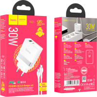 Зарядний пристрій HOCO N21 Extension White (6931474757784) Diawest