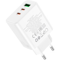 Зарядний пристрій HOCO C126A Pure White (6931474798725) Diawest