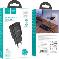 Зарядний пристрій HOCO C88A Black (6931474749482) Diawest