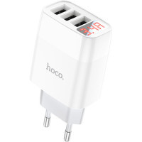 Зарядний пристрій HOCO C93A Easy charge White (6931474760593) Diawest