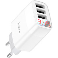 Зарядний пристрій HOCO C93A Easy charge White (6931474760593) Diawest