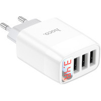 Зарядний пристрій HOCO C93A Easy charge White (6931474760593) Diawest