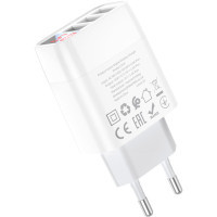 Зарядний пристрій HOCO C93A Easy charge White (6931474760593) Diawest