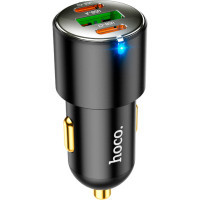 Зарядний пристрій HOCO NZ6 2xType-C, USB-A Black (6931474765185) Diawest